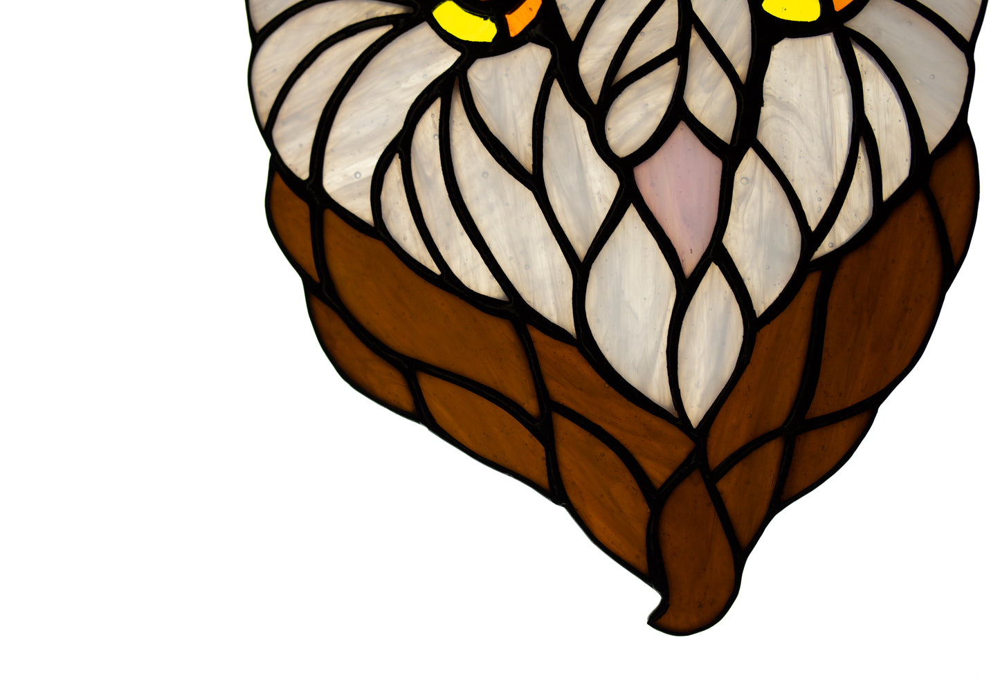 Owl stained glass window hangings sun catcher owl gift for boyfriend suncatcher for windows friendship gift glass art