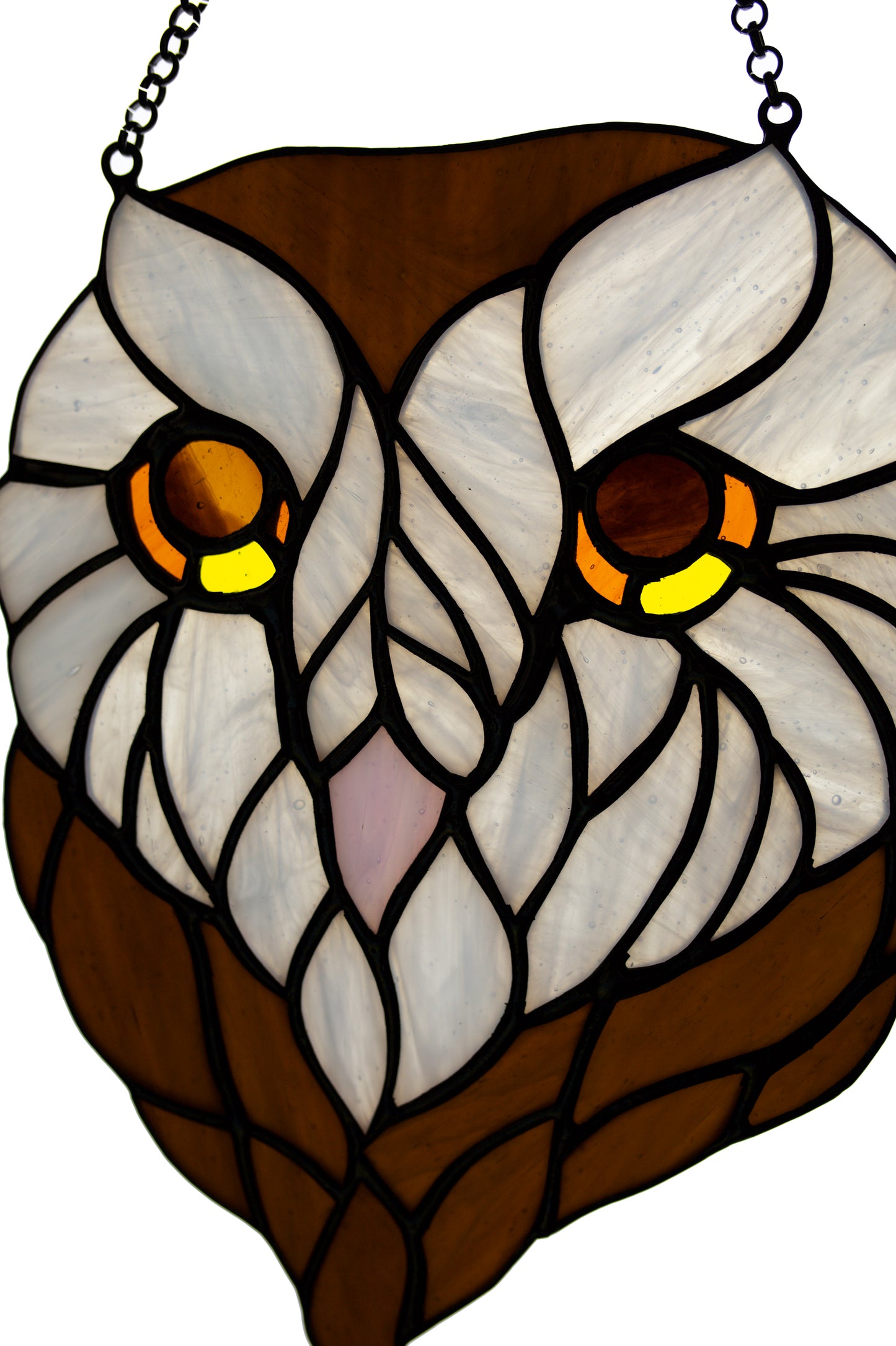 Owl stained glass window hangings sun catcher owl gift for boyfriend suncatcher for windows friendship gift glass art
