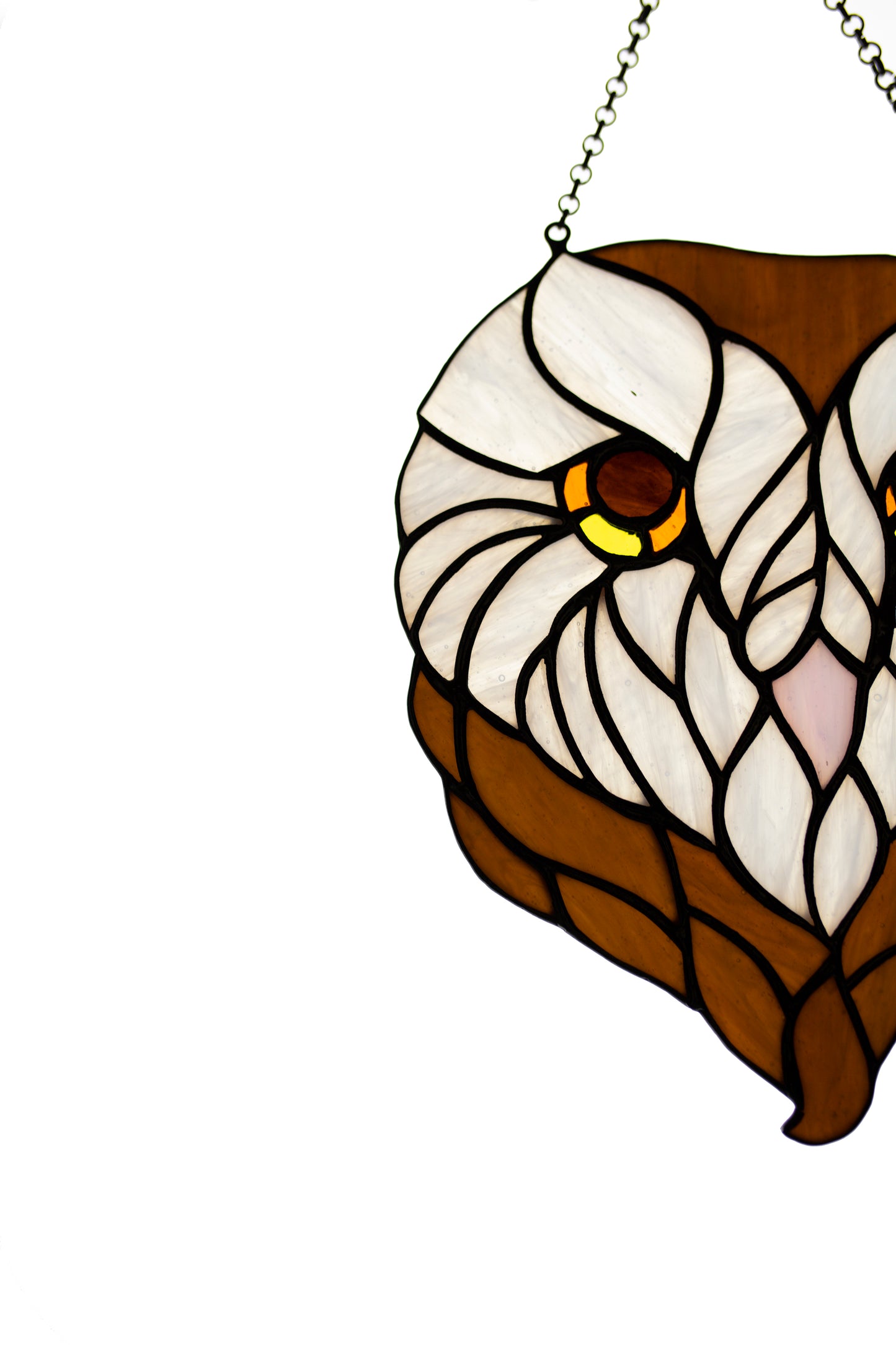 Owl stained glass window hangings sun catcher owl gift for boyfriend suncatcher for windows friendship gift glass art