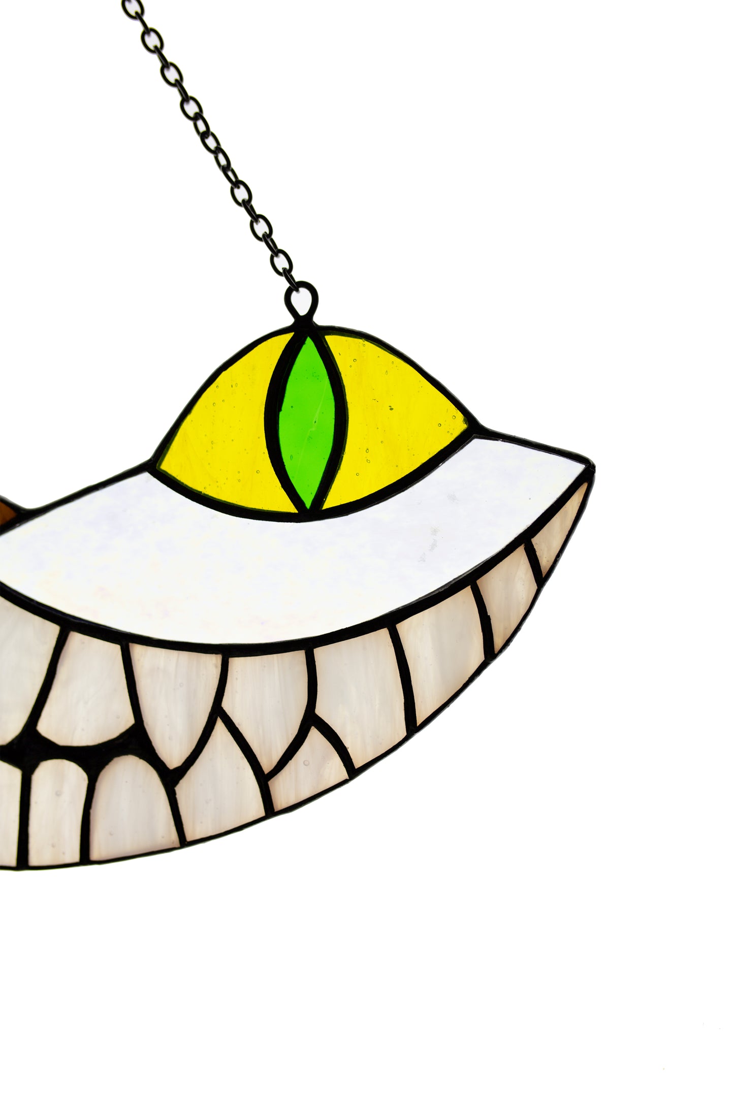 Cheshire Cat Suncatcher Stained glass window hanging Alice in the Wonderland Stained glass window Wall art hanging Gift idea Garden decor Christmas gift